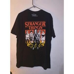 Stranger Things Graphic T-Shirt Netflix Mad Engine Mens XL 46/48 100% Cotton